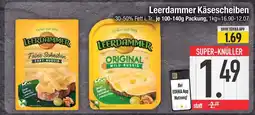 Edeka Leerdammer feine scheiben zart-nussig Angebot