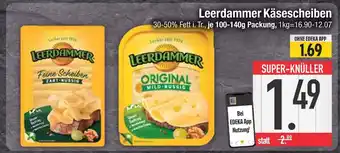 Edeka Leerdammer feine scheiben zart-nussig Angebot