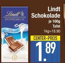 Edeka Lindt schokolade doppelmilch Angebot