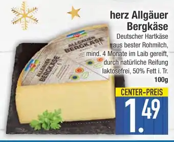 Edeka Herz allgäuer bergkäse Angebot