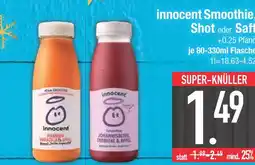 Edeka Innocent smoothie, shot oder saft Angebot