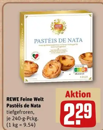 REWE Rewe feine welt pastéis de nata Angebot