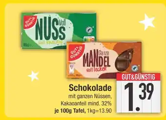 Edeka Gut & günstig nuss voll Angebot