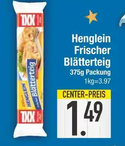 Edeka Henglein frischer blätterteig Angebot