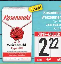 Edeka Rosenmehl weizenmehl type 405 Angebot