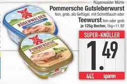 Edeka Rügenwalder mühle pommersche gutsleberwurst fein Angebot
