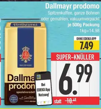 Edeka Dallmayr prodomo Angebot