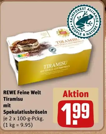 REWE Rewe feine welt tiramisu mit spekulatiusbröseln Angebot