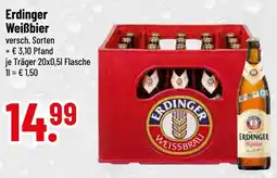 trinkgut Erdinger weißbier Angebot