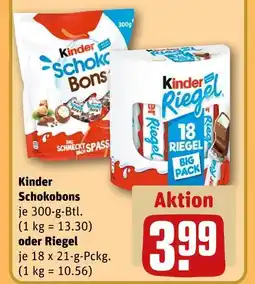 REWE Kinder schokobons Angebot