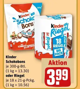 REWE Kinder schokobons Angebot