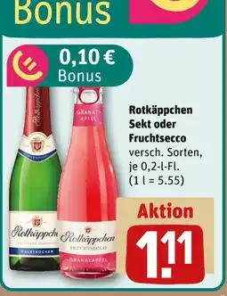 REWE Rotkäppchen sekt oder fruchtsecco Angebot