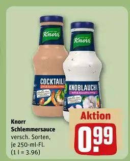 REWE Knorr cocktail schlemmersauce Angebot