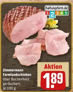 REWE Zimmermann farmlandschinken Angebot
