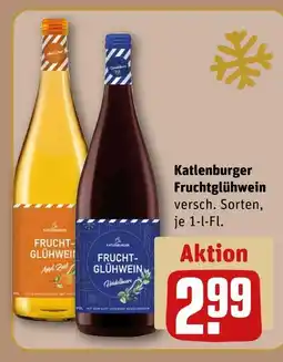 REWE Katlenburger fruchtglühwein apfel-zimt Angebot