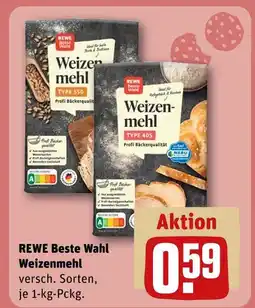 REWE Rewe beste wahl weizenmehl type 550 Angebot