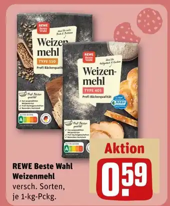 REWE Rewe beste wahl weizenmehl type 550 Angebot
