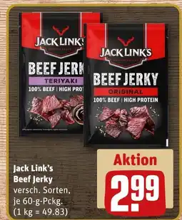 REWE Jack link's beef jerky original Angebot
