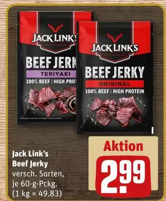 REWE Jack link's beef jerky original Angebot