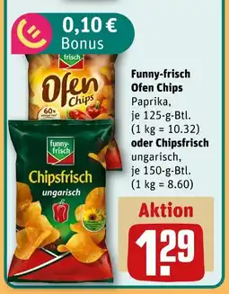 REWE Funny-frisch ofen chips Angebot