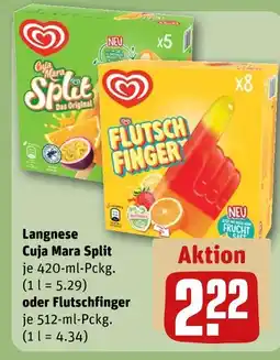 REWE Langnese cuja mara split Angebot