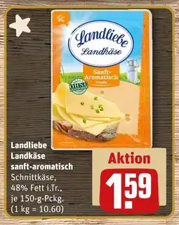 REWE Landliebe landkäse sanft-aromatisch Angebot