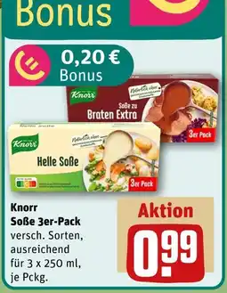 REWE Knorr soße 3er-pack Angebot