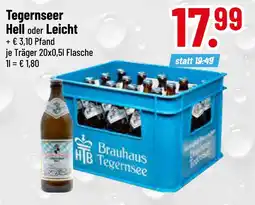 trinkgut Tegernseer hell oder leicht Angebot