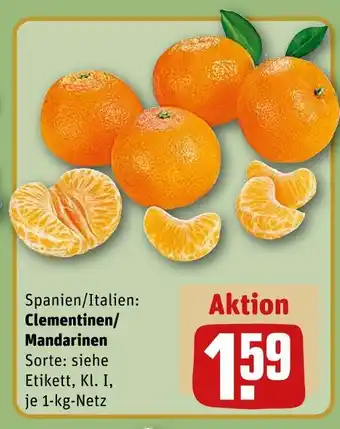 REWE Clementinen/mandarinen Angebot