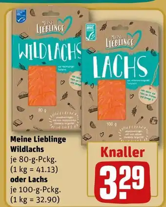 REWE Meine lieblinge wildlachs Angebot