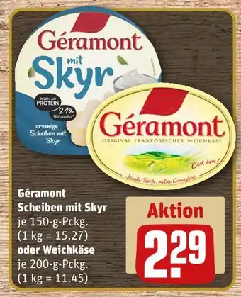 REWE Géramont scheiben mit skyr Angebot