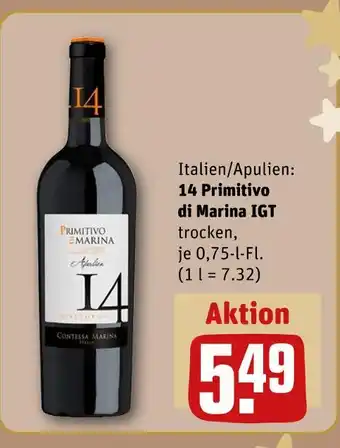 REWE Contessa marina 14 primitivo di marina igt Angebot