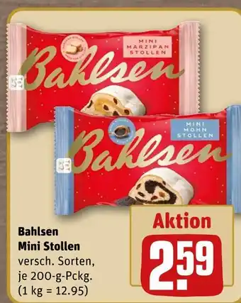 REWE Bahlsen mini marzipan stollen Angebot