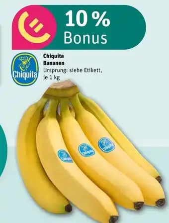 REWE Chiquita bananen Angebot