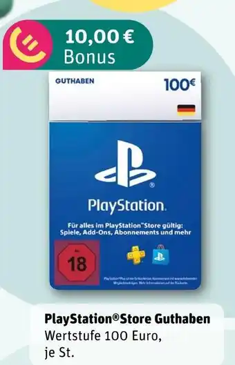 REWE Playstation store guthaben Angebot