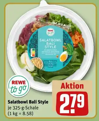 REWE Rewe to go salatbowl bali style Angebot
