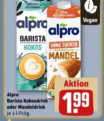 REWE Alpro barista kokosdrink Angebot