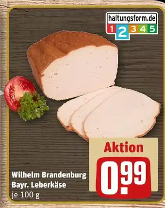 REWE Wilhelm brandenburg bayr. leberkäse Angebot