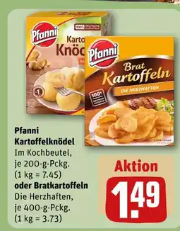 REWE Pfanni kartoffelknödel Angebot