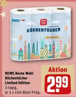 REWE Rewe beste wahl küchentücher limited edition Angebot