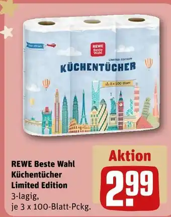 REWE Rewe beste wahl küchentücher limited edition Angebot