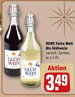 REWE Rewe feine welt bio glühwein rot Angebot