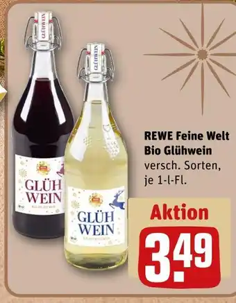 REWE Rewe feine welt bio glühwein rot Angebot