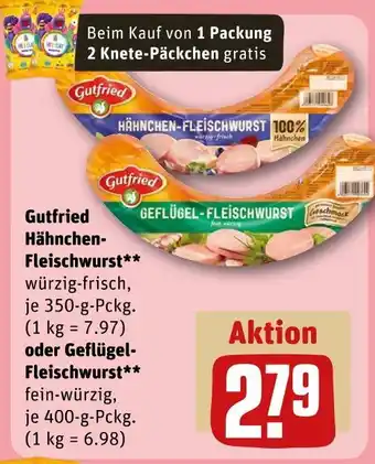 REWE Gutfried hähnchen-fleischwurst Angebot