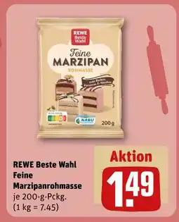 REWE Rewe beste wahl feine marzipanrohmasse Angebot