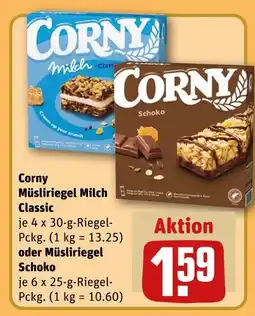 REWE Corny müsliriegel milch classic Angebot