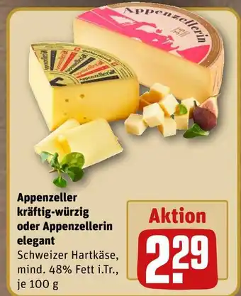 REWE Appenzeller kräftig-würzig Angebot