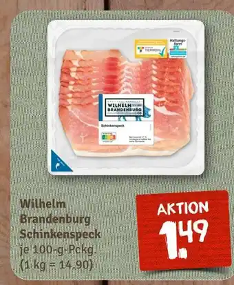 nahkauf Wilhelm brandenburg schinkenspeck Angebot