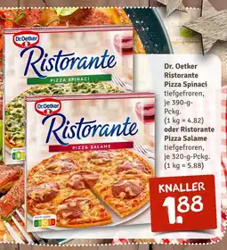 nahkauf Dr. oetker ristorante pizza spinaci Angebot