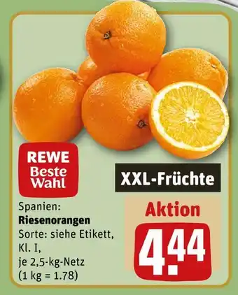REWE Rewe beste wahl riesenorangen Angebot